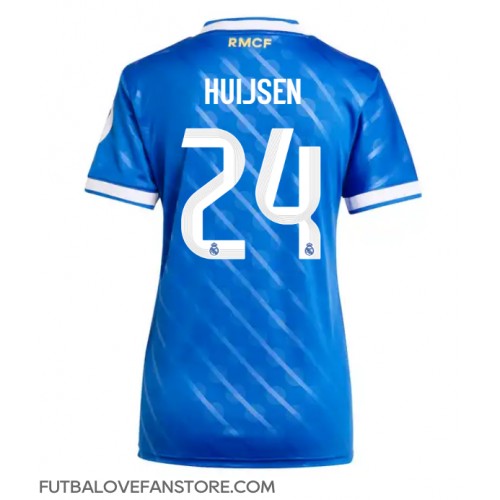 Real Madrid Dean Huijsen #24 Tretí Ženy futbalový dres 2025-26 Krátky Rukáv Real Madrid Dean Huijsen #24 Tretí Ženy futbalový dres 2025-26 Krátky Rukáv